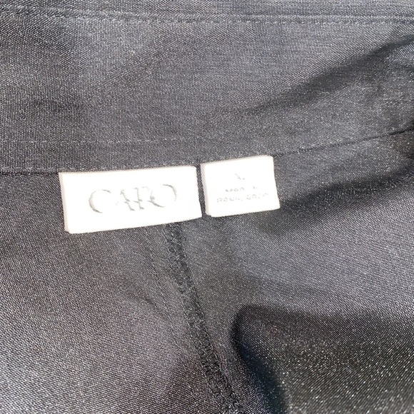 CATO black button down shirt size large - Picture 6 of 9